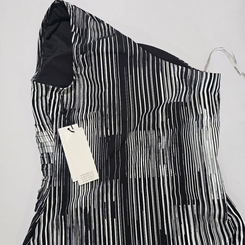 Calvin Klein One-Shoulder Starburst One-Piece Swimsuit - Picture 8 of 11
